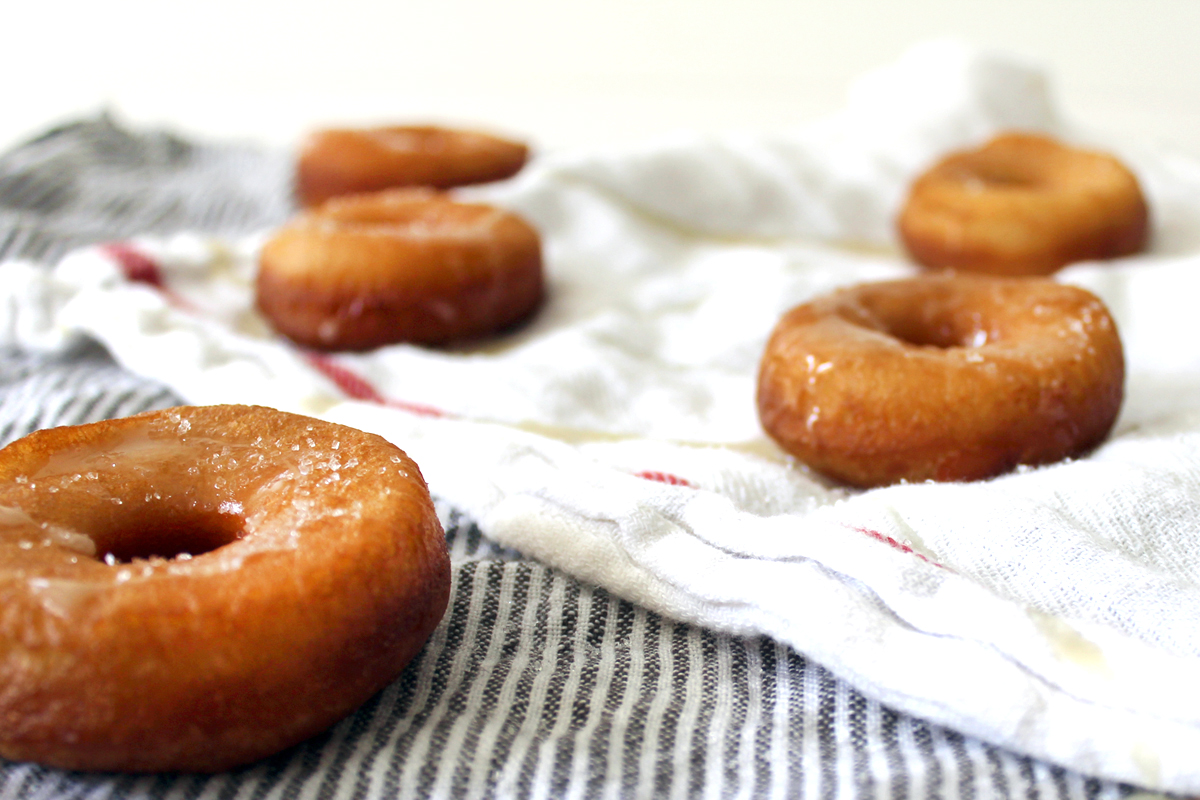 One-Step Homemade Donuts with Maple Buttermilk Glaze