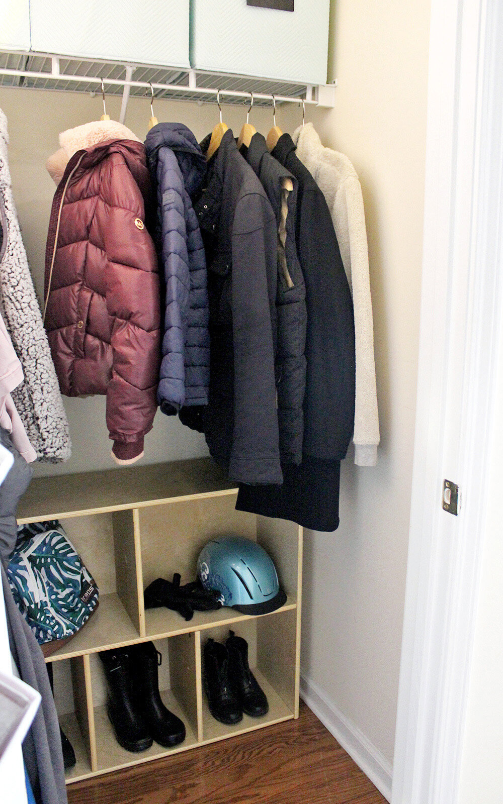 Coat Closet Organization and Makeover