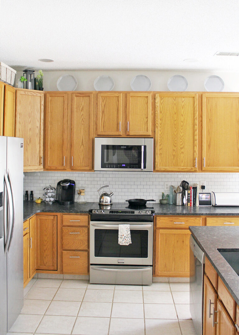 Decorating Over Kitchen Cabinets for Under $60