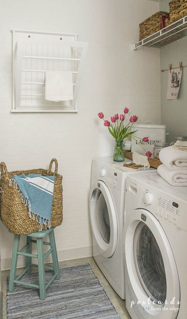 Small Laundry Room Ideas - Southern Hospitality