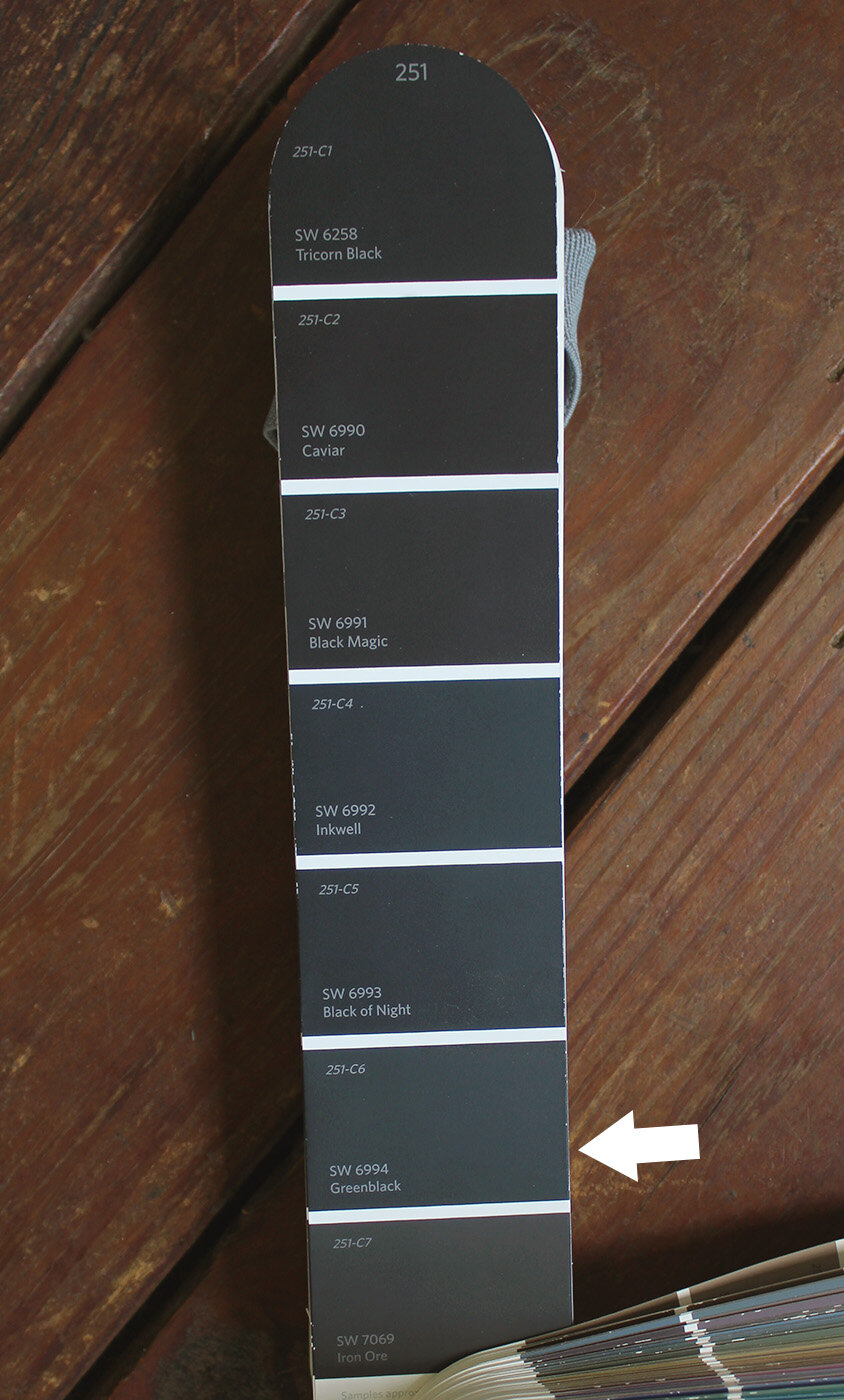 My favorite Black Paint From @sherwinwilliams #popularpaintcolor #Home, Cabinet Painting