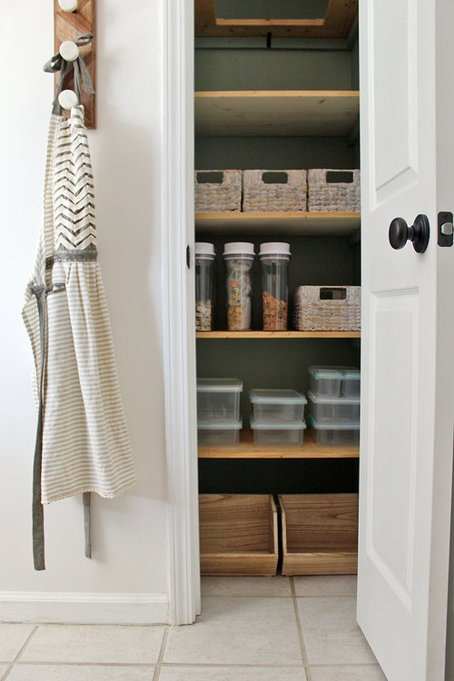 Replace Wire Pantry Shelves on a Budget - Caitlin Marie Design