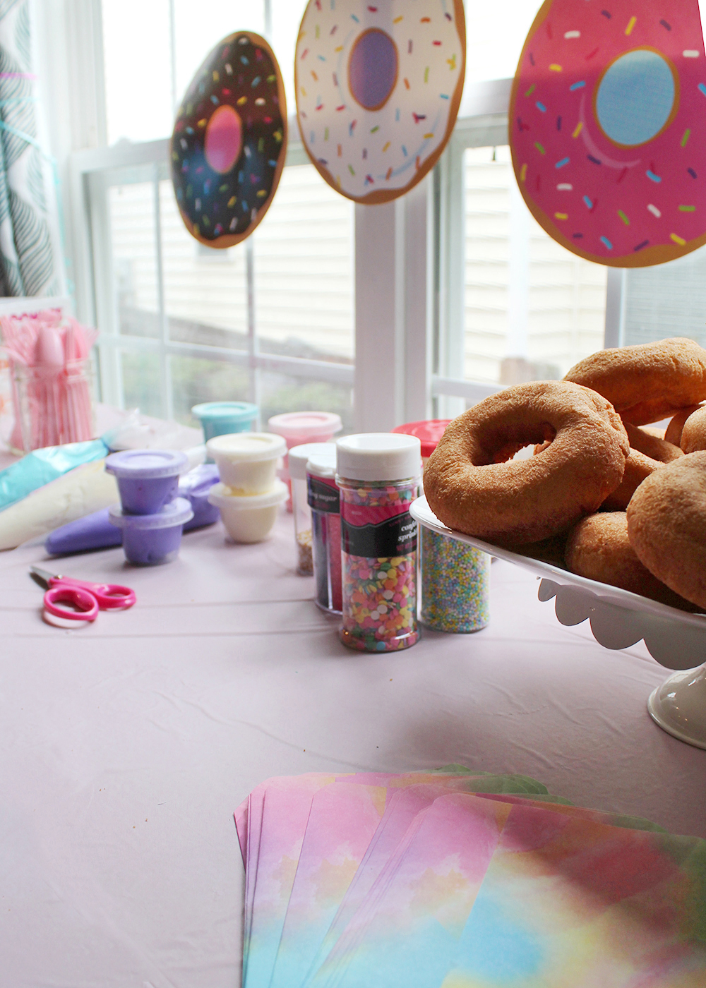 A Donut Decorating Birthday Party