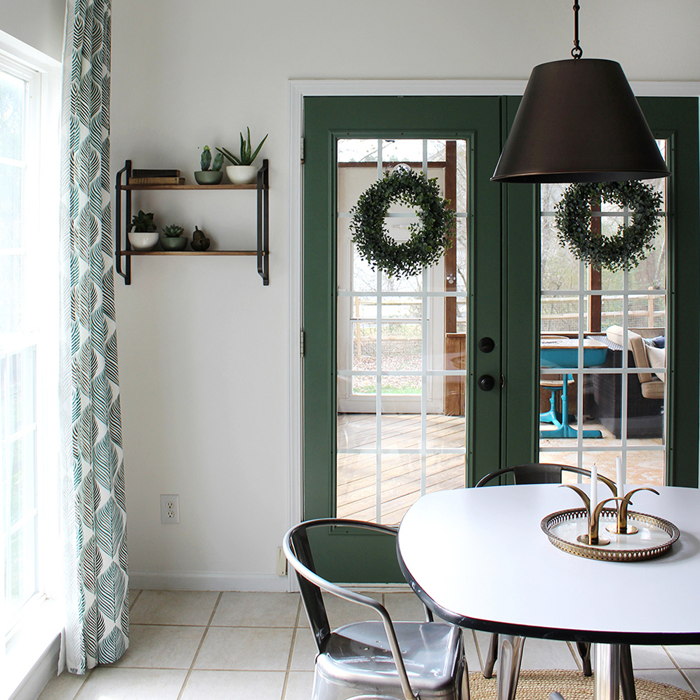 Refresh a Dated French Door with Paint