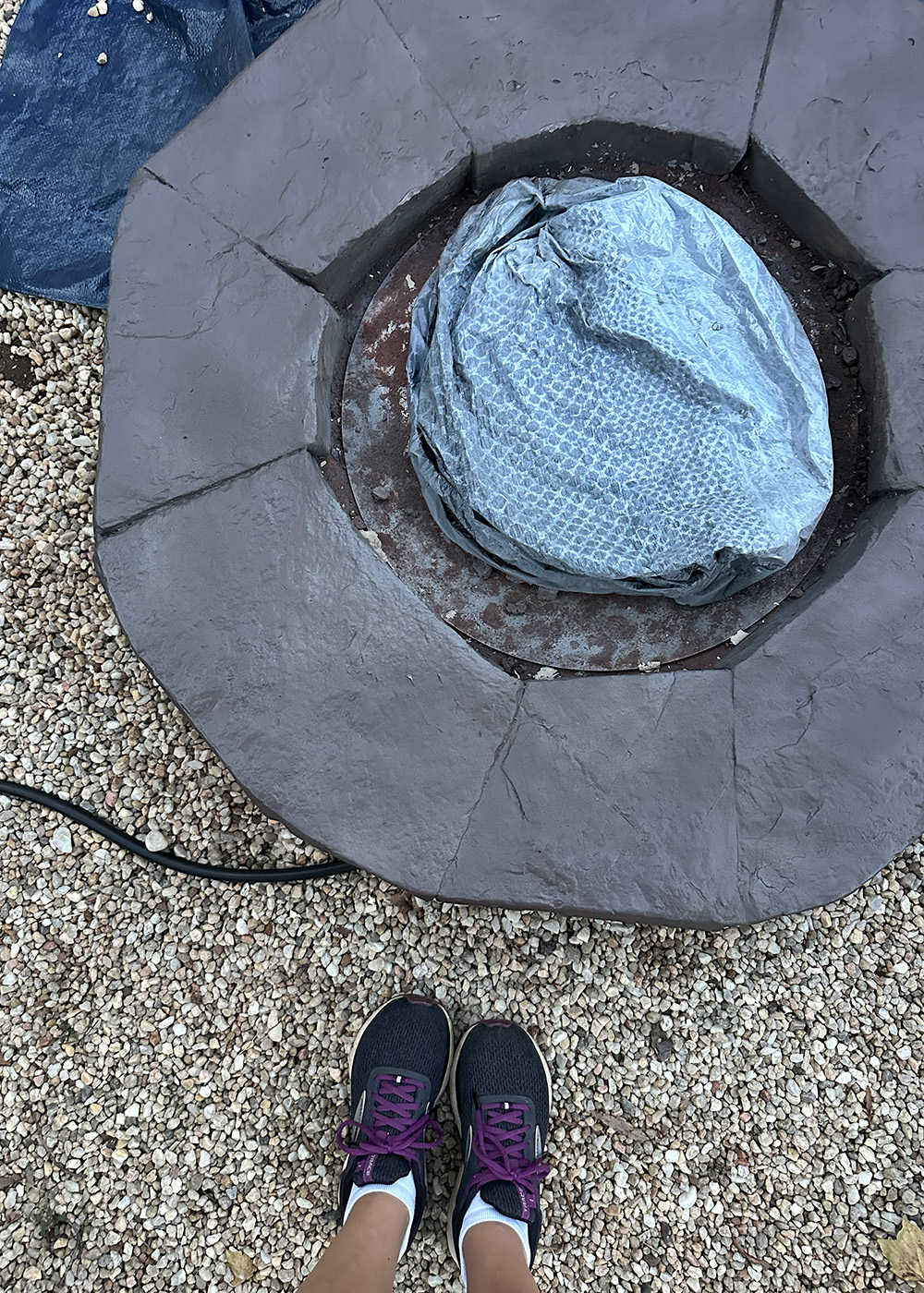highheatpaint_firepit | Tag and Tibby How to restore a fire pit using high heat spray paint