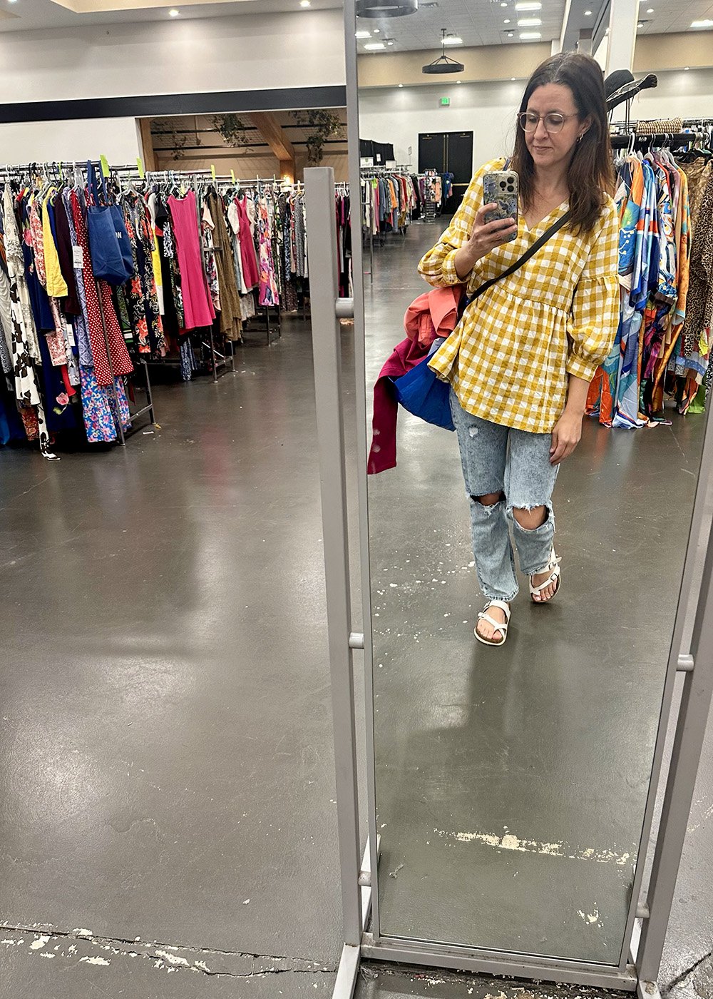 greenjeansconsigmentsale2 | Tag and Tibby Shopping at green jeans consignment sale, 8 tips for shopping for consignment clothes